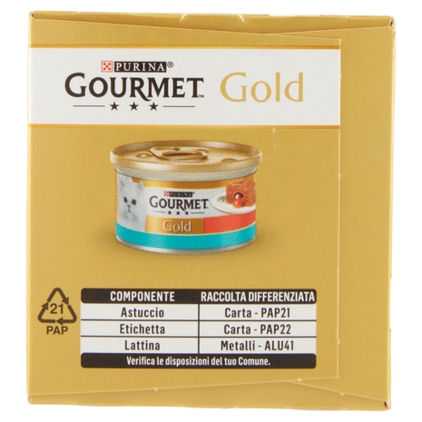 PURINA GOURMET Gold Cuore Morbido Tonno / Salmone 4x85g