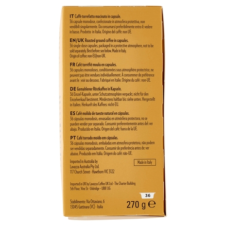 Lavazza A Modo Mio Qualità Oro 36 Capsule 270 g