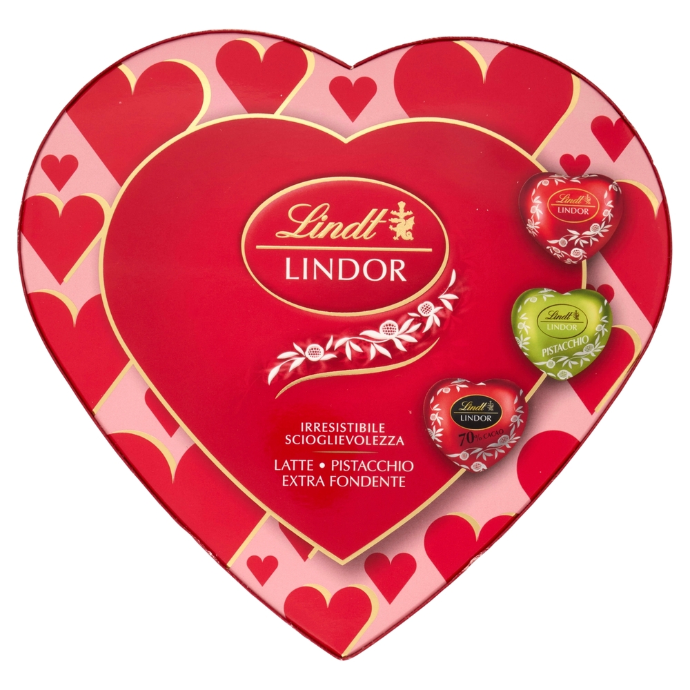 Lindt Lindor scatola cuore assortita 178 g