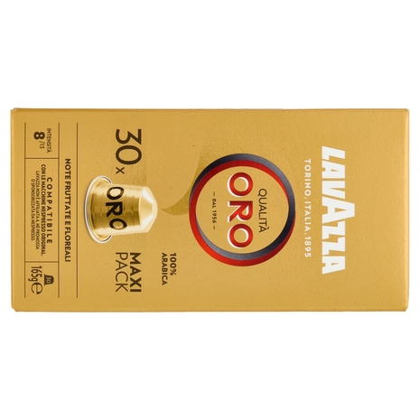 Lavazza Qualità Oro Compatibile con Nespresso Original 30 Capsule 165 g
