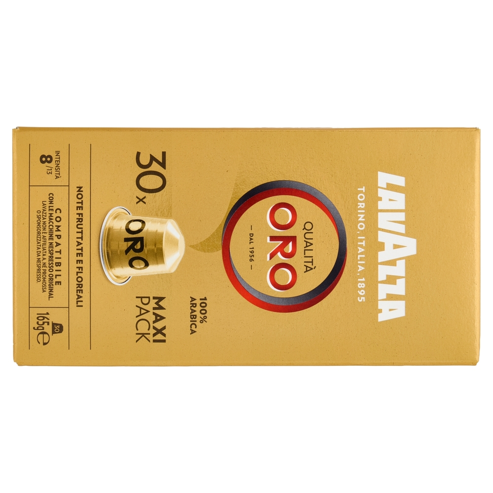 Lavazza Qualità Oro Compatibile con Nespresso Original 30 Capsule 165 g