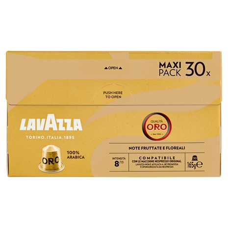 Lavazza Qualità Oro Compatibile con Nespresso Original 30 Capsule 165 g