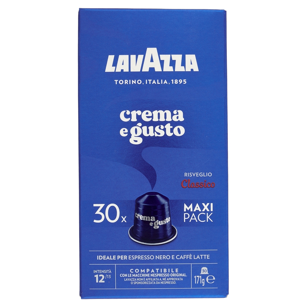 Lavazza crema e gusto Classico Compatibile con Nespresso Original 30 Capsule 171 g
