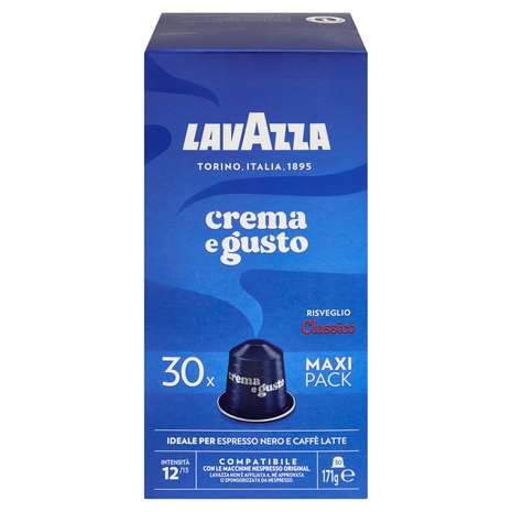 Lavazza crema e gusto Classico Compatibile con Nespresso Original 30 Capsule 171 g