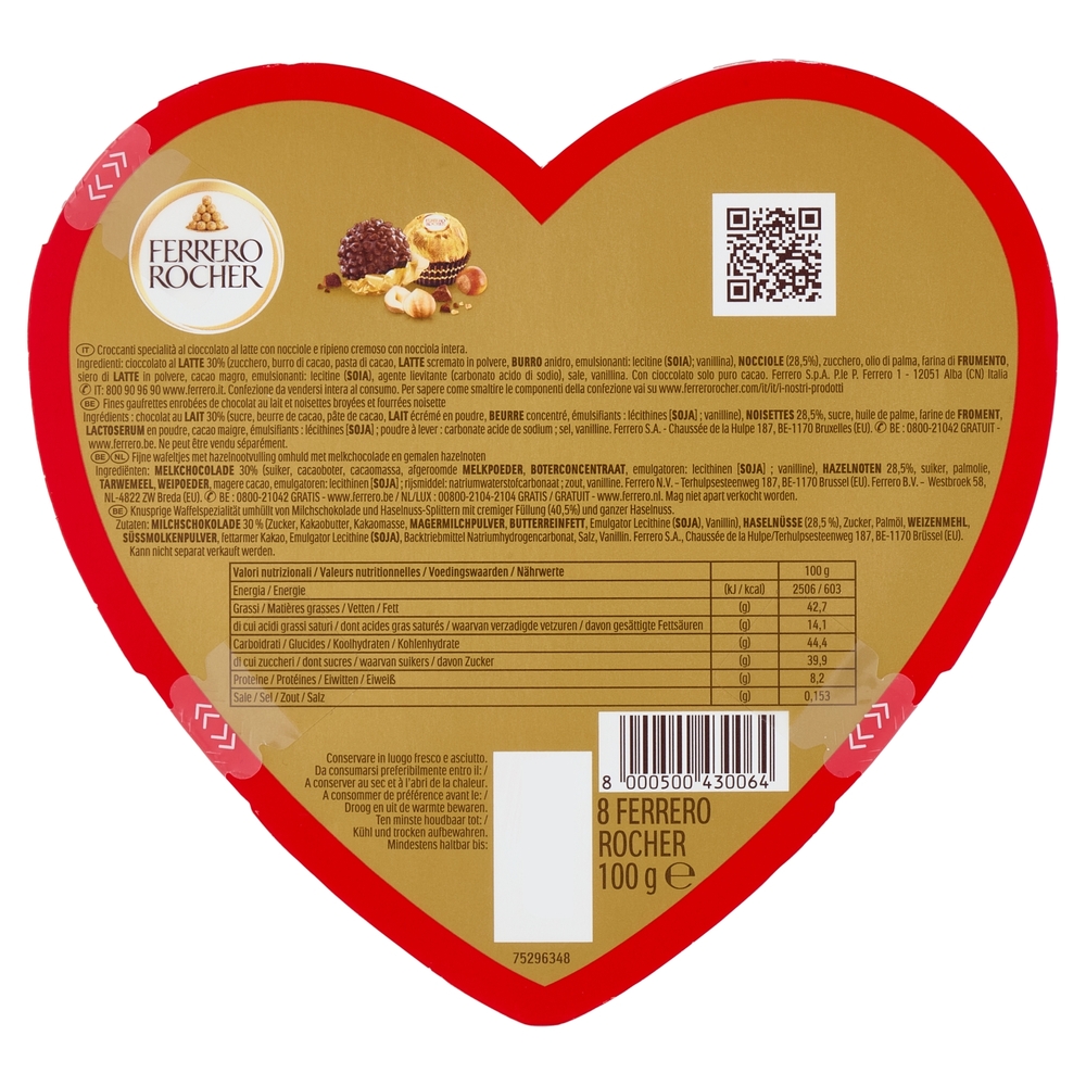 Ferrero Rocher 8 pezzi 100 g