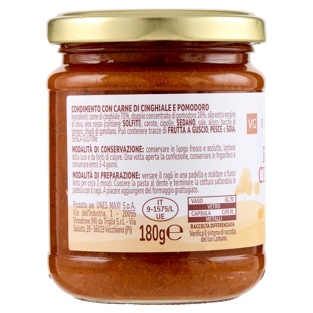 Ragù di Cinghiale il Viaggiator Goloso