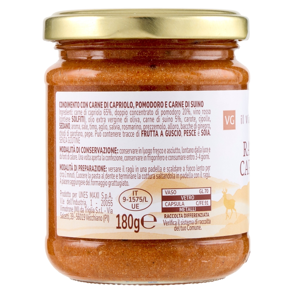 Ragù di Capriolo Il Viaggiator Goloso