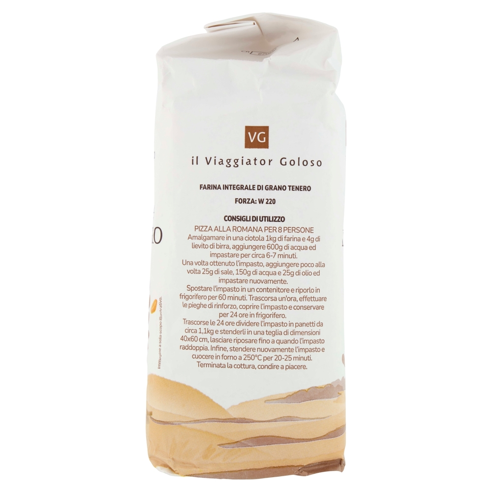 Farina Integrale di Grano Tenero Italiano Il Viaggiator Goloso