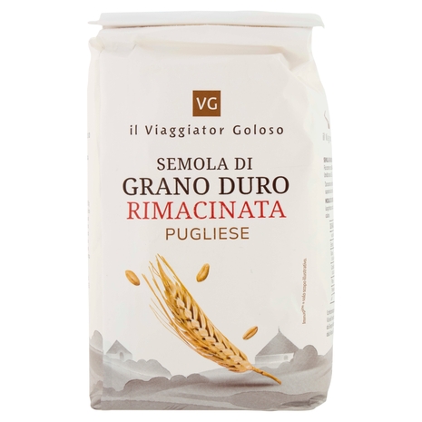Semola di Grano Duro Rimacinata Pugliese Il Viaggiator Goloso