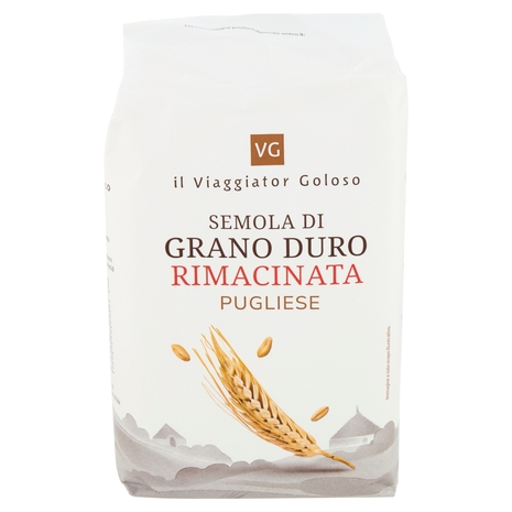 Semola di Grano Duro Rimacinata Pugliese Il Viaggiator Goloso
