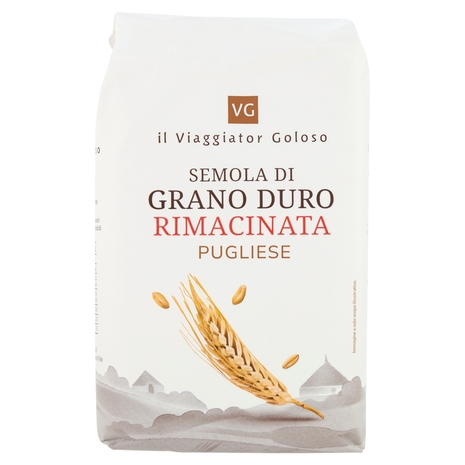 Semola di Grano Duro Rimacinata Pugliese Il Viaggiator Goloso