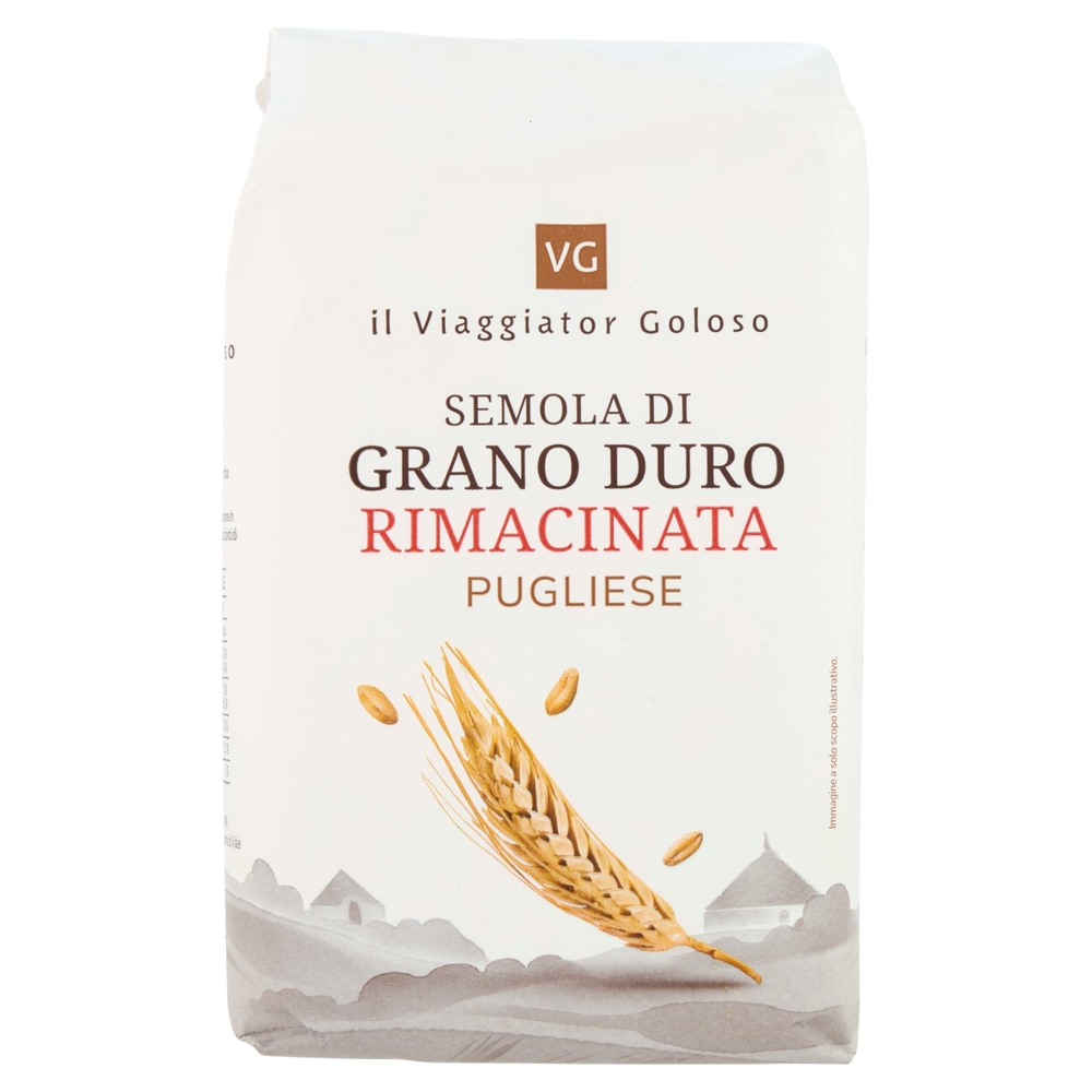 Semola di Grano Duro Rimacinata Pugliese Il Viaggiator Goloso