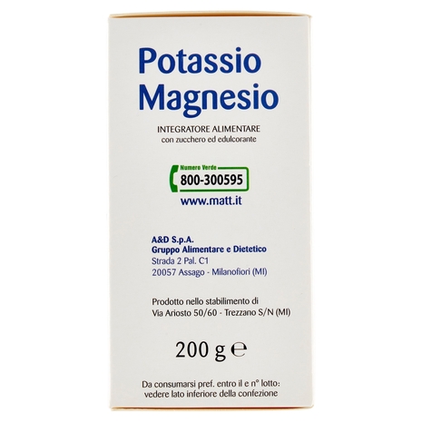 Potassio e Magnesio, 200 g, 20 buste