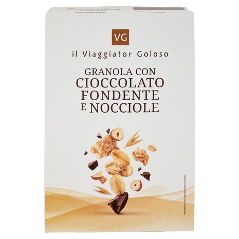 Granola con Cioccolato Fondente e Nocciole Il Viaggiator Goloso