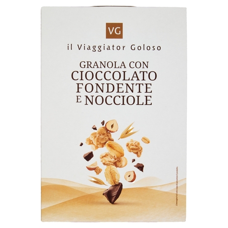 Granola con Cioccolato Fondente e Nocciole Il Viaggiator Goloso