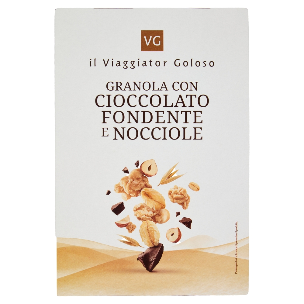 Granola con Cioccolato Fondente e Nocciole Il Viaggiator Goloso