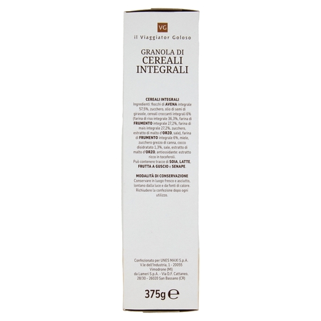 Granola di Cereali Integrali Il Viaggiator Goloso