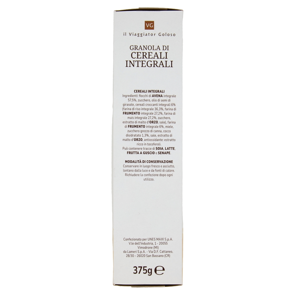 Granola di Cereali Integrali Il Viaggiator Goloso