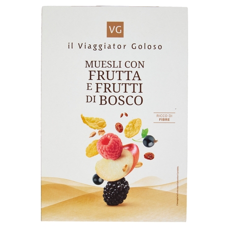 Muesli con Frutta e Frutti di Bosco Il Viaggiator Goloso