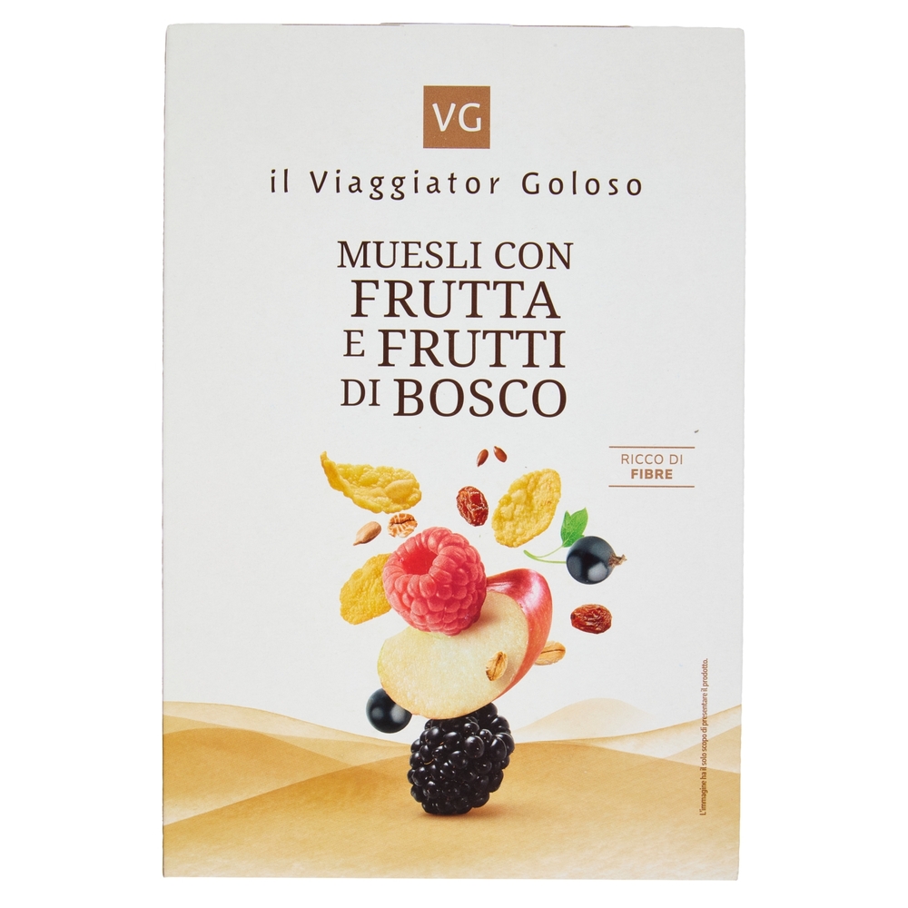 Muesli con Frutta e Frutti di Bosco Il Viaggiator Goloso