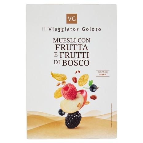 Muesli con Frutta e Frutti di Bosco Il Viaggiator Goloso