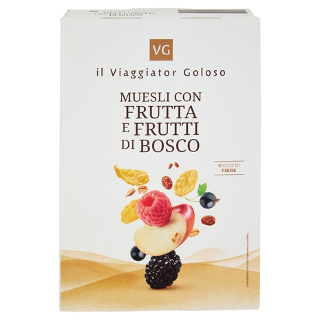 Muesli con Frutta e Frutti di Bosco Il Viaggiator Goloso