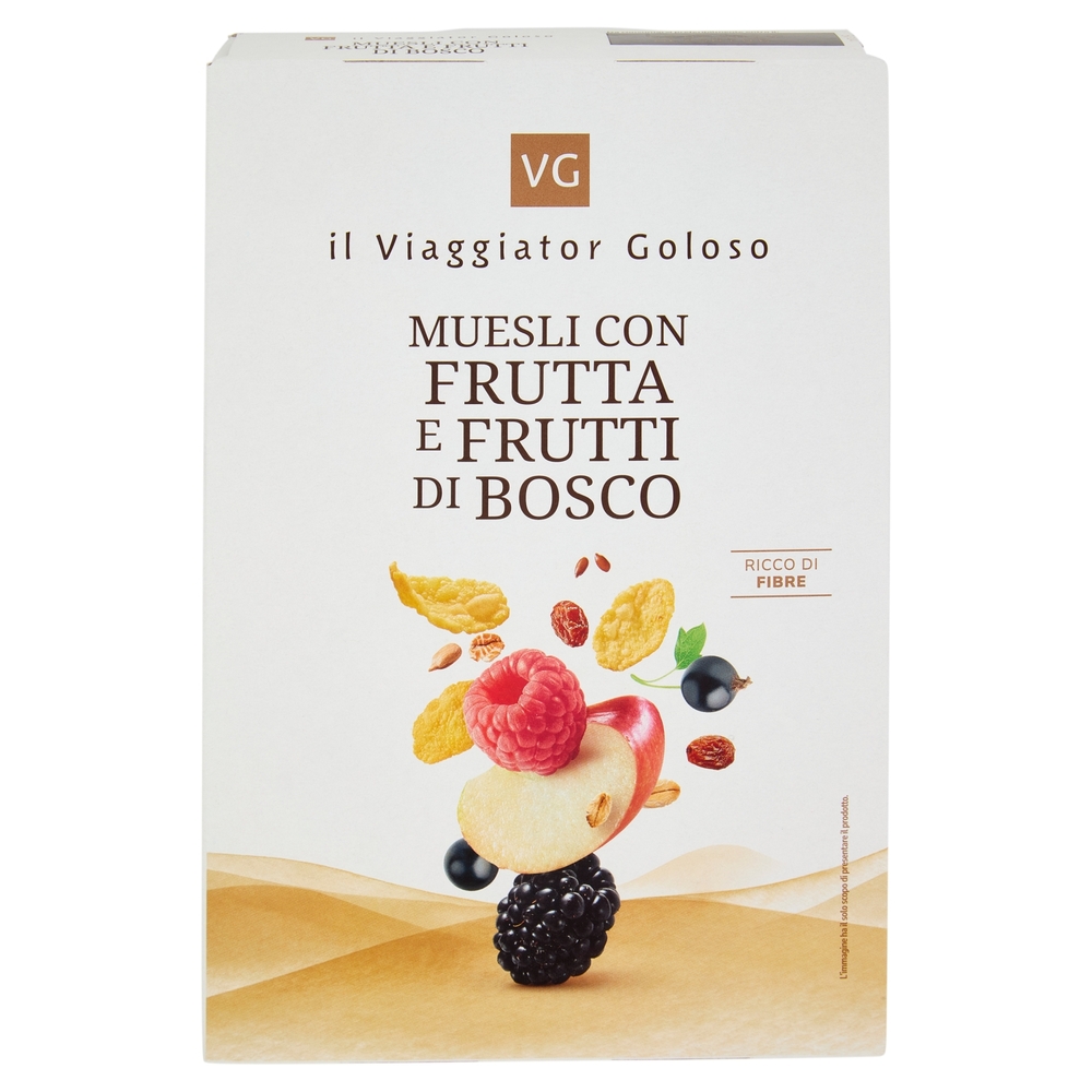 Muesli con Frutta e Frutti di Bosco Il Viaggiator Goloso