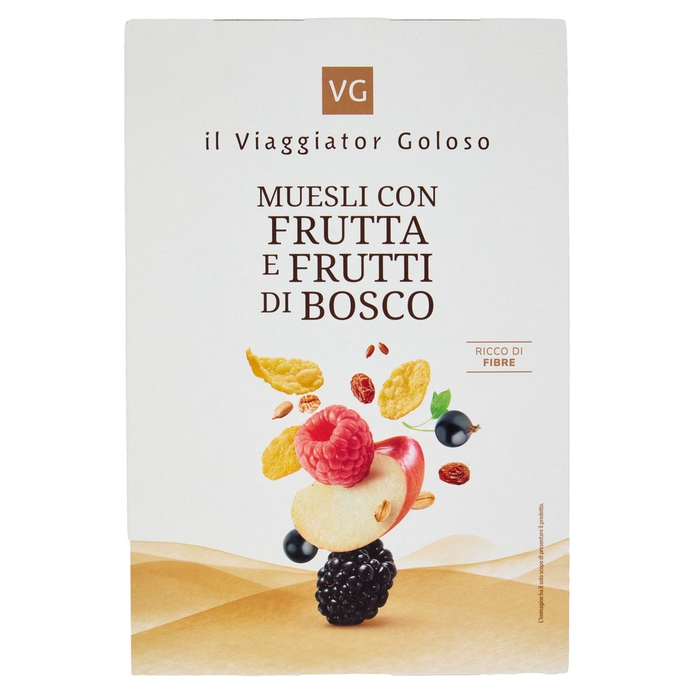 Muesli con Frutta e Frutti di Bosco Il Viaggiator Goloso
