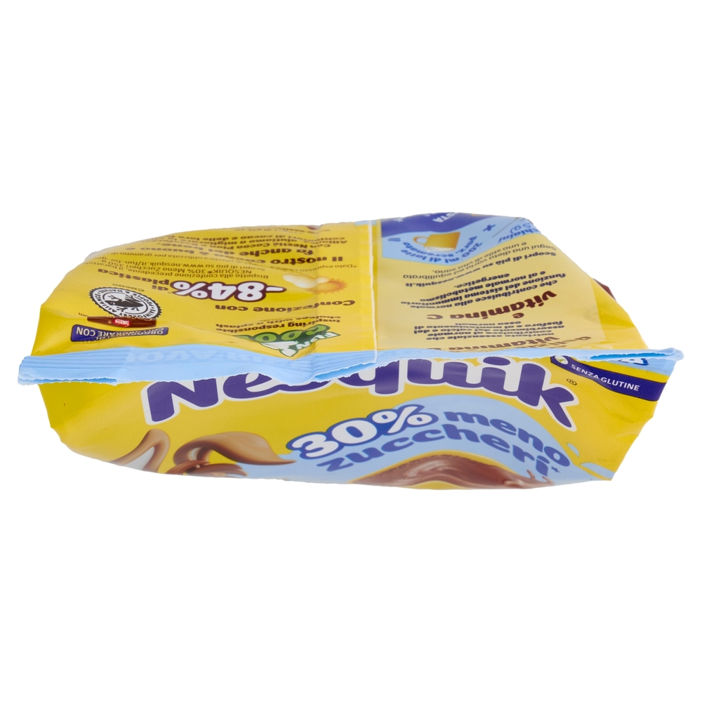 NESQUIK 30% Meno Zuccheri Preparato per Bevanda con Cacao Solubile,  Sacchetto 300g