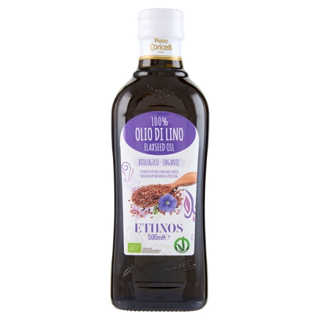 Ethnos 100% Olio di Lino Biologico 500 ml
