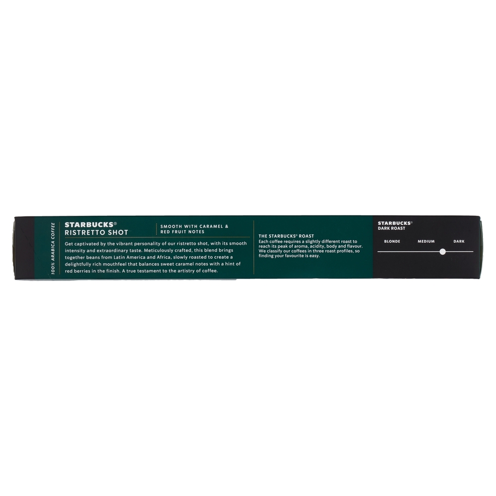 STARBUCKS Ristretto Shot by Nespresso Caffè Ristretto 10 Capsule 57g