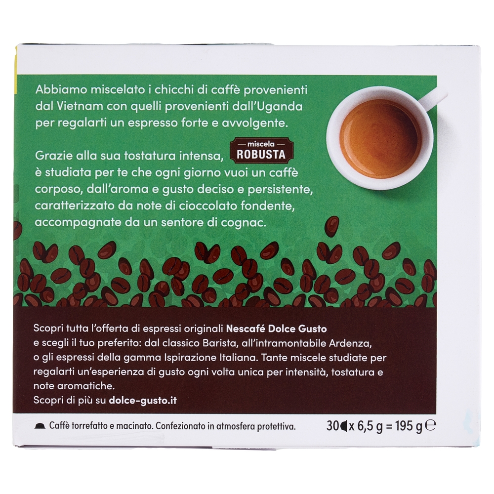 NESCAFÉ DOLCE GUSTO Miscela Robusta Caffè Espresso 30 Capsule 195 g