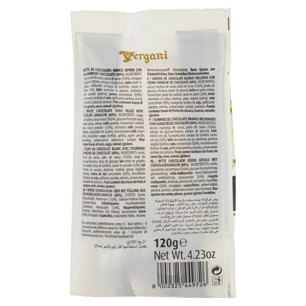 Vergani Ovetti Bianco Nero 120 g