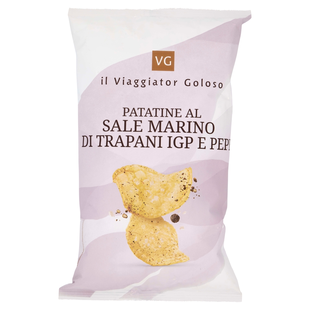 Patatine al Sale Marino di Trapani IGP e Pepe Il Viaggiator Goloso