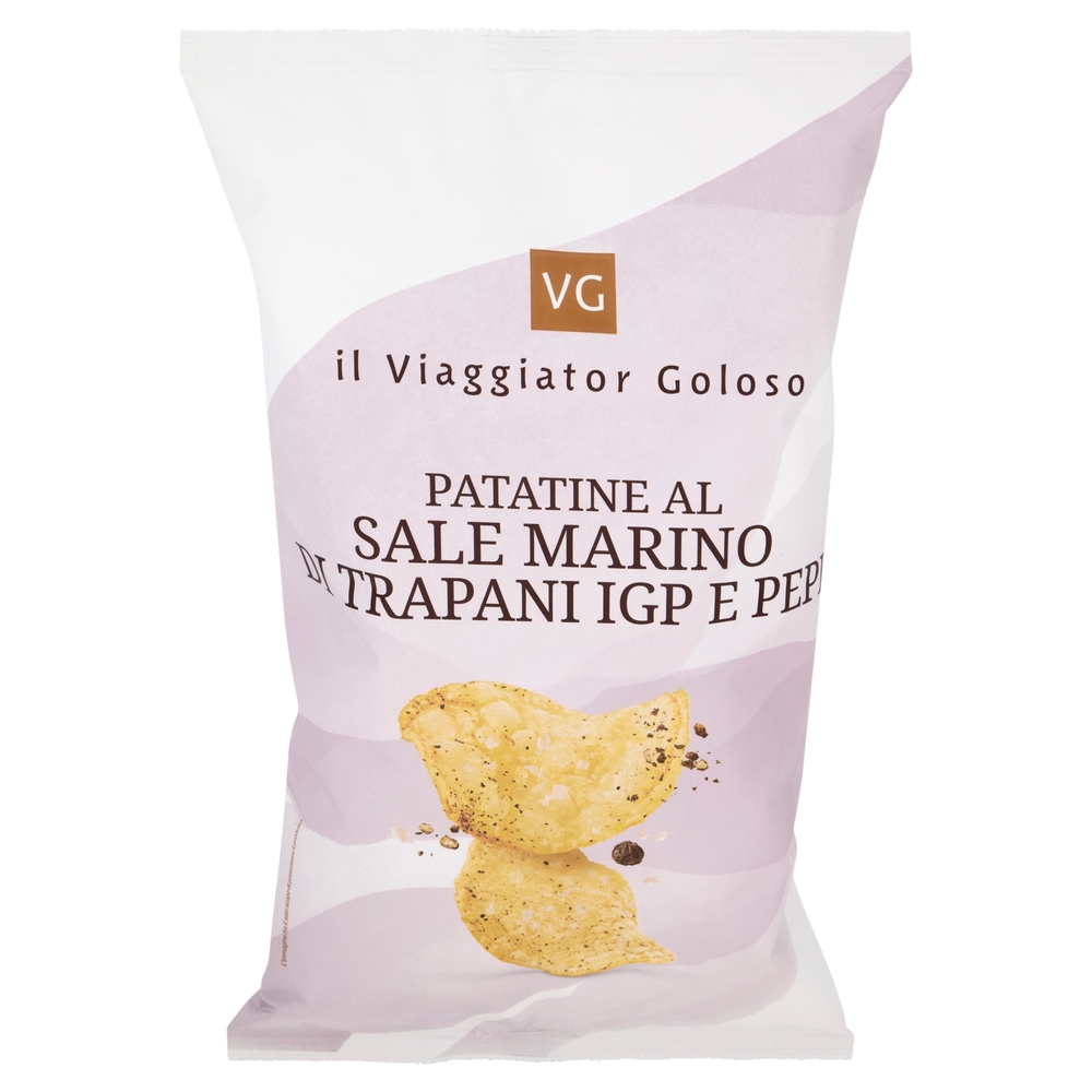 Patatine al Sale Marino di Trapani IGP e Pepe Il Viaggiator Goloso