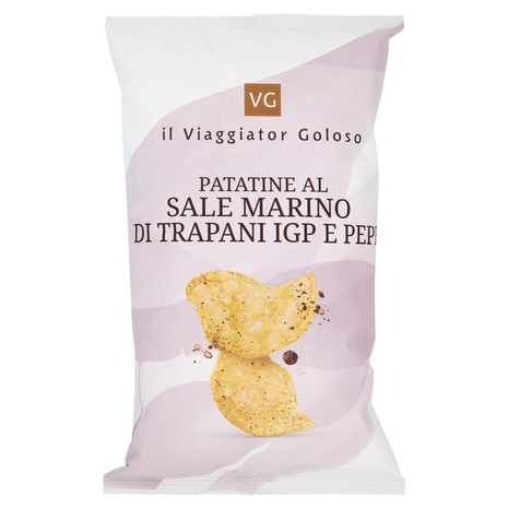 Patatine al Sale Marino di Trapani IGP e Pepe Il Viaggiator Goloso