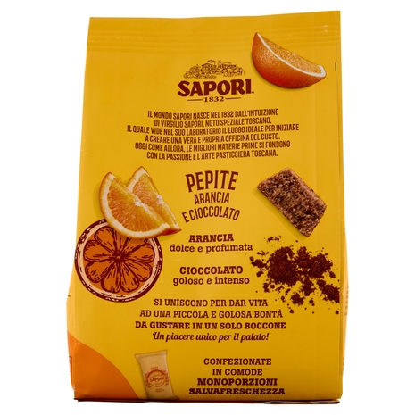 Sapori Pepite Arancia e Cioccolato 108 g