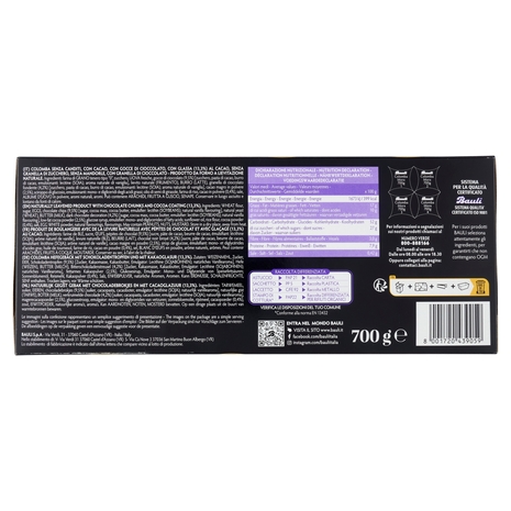 Bauli la Colomba Mora con Cioccolato e Glassa al Cacao 700 g