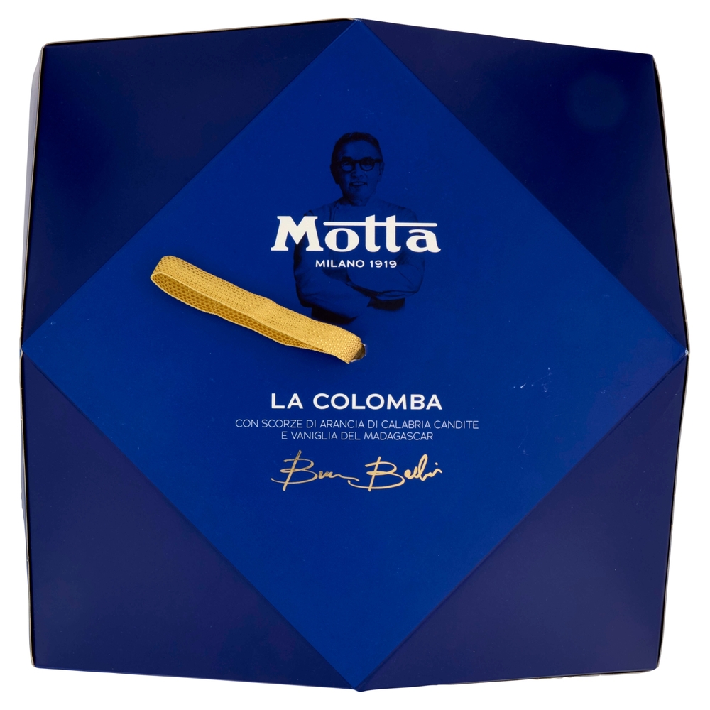 Motta la Colomba con Scorze di Arancia di Calabria Candite e Vaniglia del Madagascar 900 g