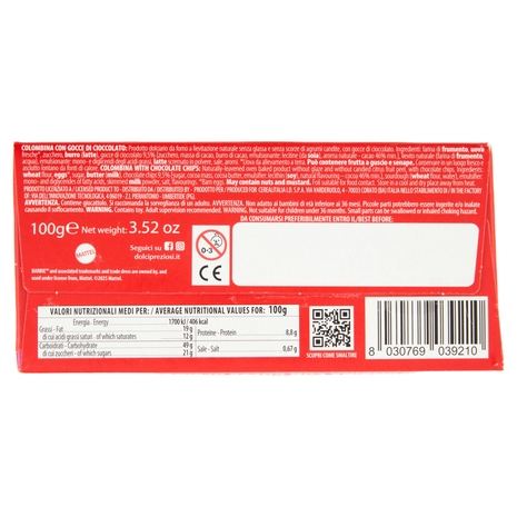 Dolci Preziosi Colombina con Gocce di Cioccolato Barbie 100 g