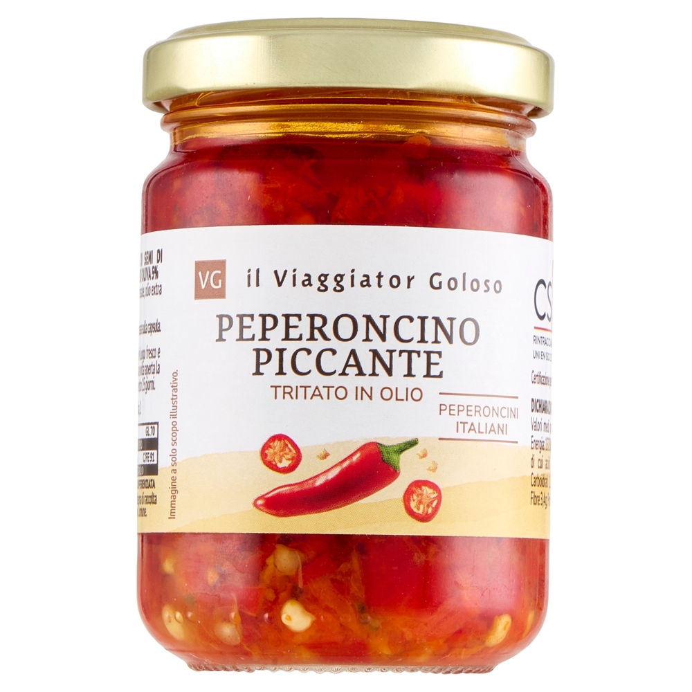 Peperoncino Piccante Tritato in Olio il Viaggiator Goloso