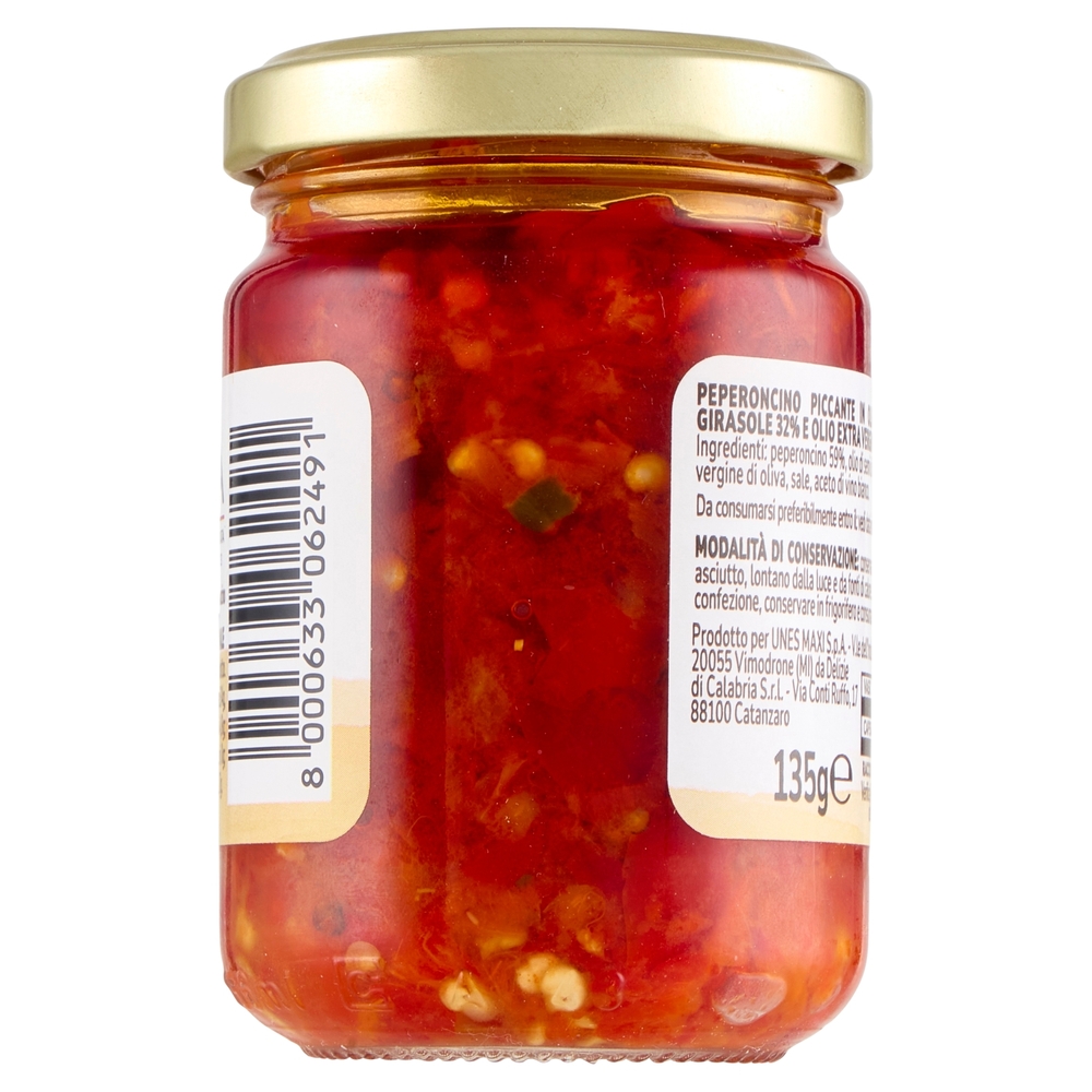 Peperoncino Piccante Tritato in Olio il Viaggiator Goloso