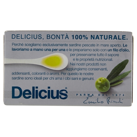 Delicius Sardine Grigliate all'olio di oliva 90 g