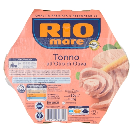 Rio mare Tonno all'Olio di Oliva 7 x 80 g