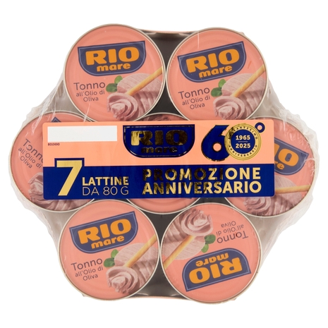 Rio mare Tonno all'Olio di Oliva 7 x 80 g