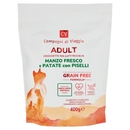 Adult Crocchette per Gatti Ricche in Manzo Fresco e Patate con Piselli Compagni di Viaggio