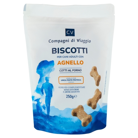 Biscotti per Cani Adulti con Agnello Compagni di Viaggio