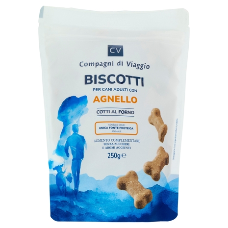 Biscotti per Cani Adulti con Agnello Compagni di Viaggio