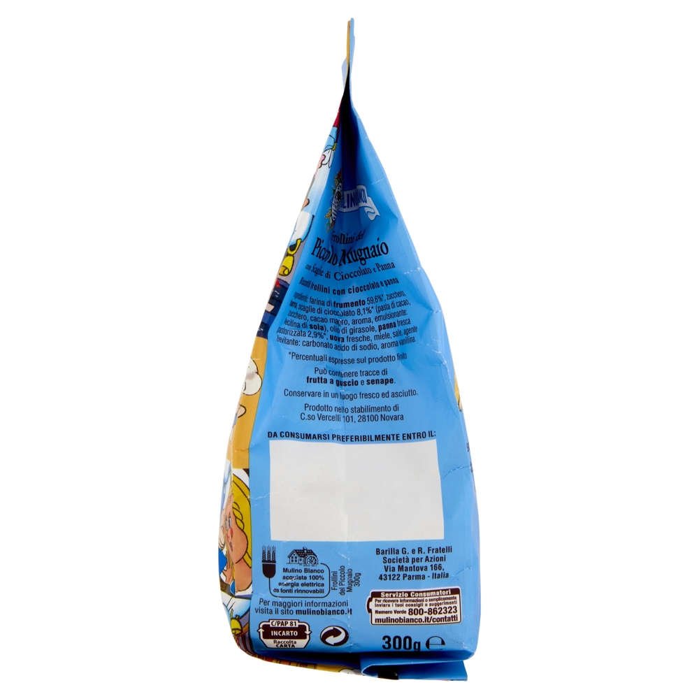 Mulino Bianco Frollini del Piccolo Mugnaio Biscotti con Cioccolato e Panna Limited Edition 300g
