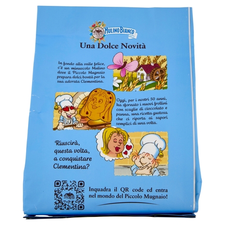 Mulino Bianco Frollini del Piccolo Mugnaio Biscotti con Cioccolato e Panna Limited Edition 300g